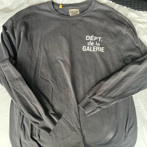 Gallery Dept Charcoal Long Sleeve Tee